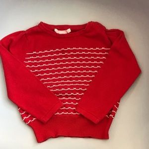 Red and White Sweater